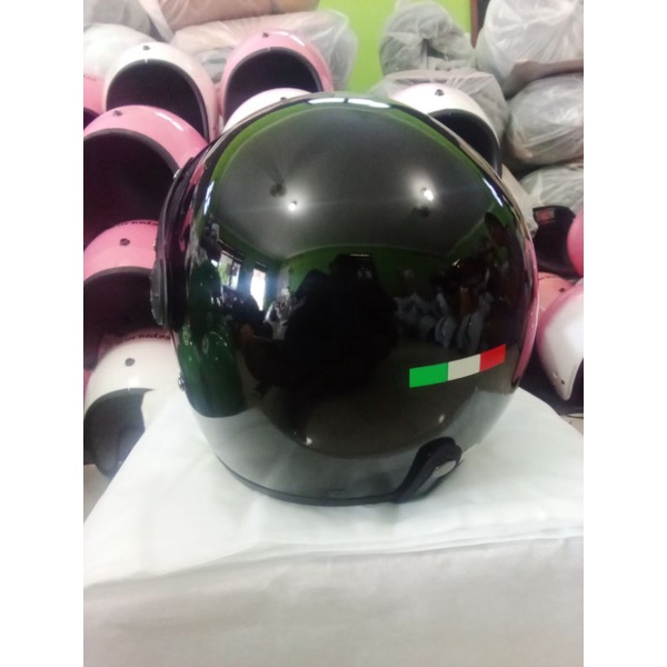 HELM Bogo Pilot ITALY Ful Leher,SNI