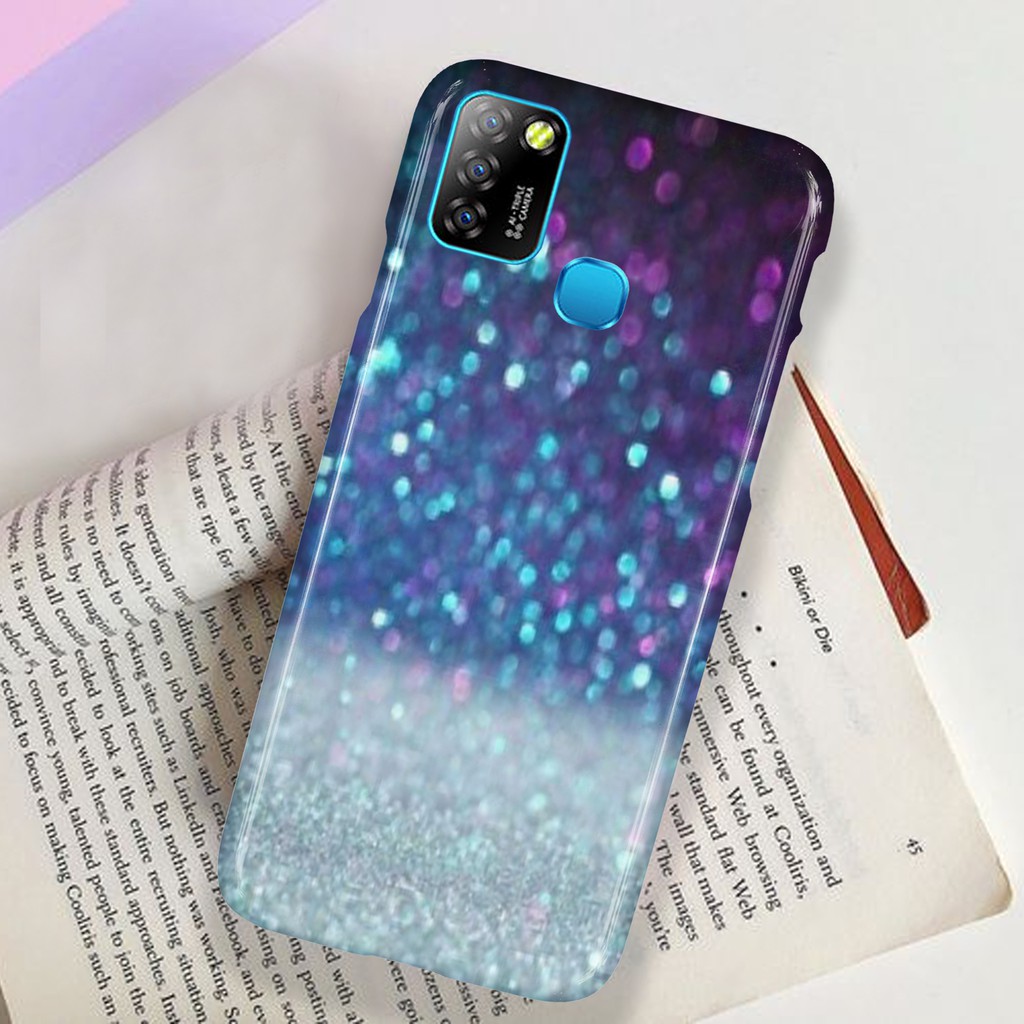 Marintri Case Infinix Smart 5 Fashion Case Gliter Hardcase Softcase Casing & Cover Pelindung Hp