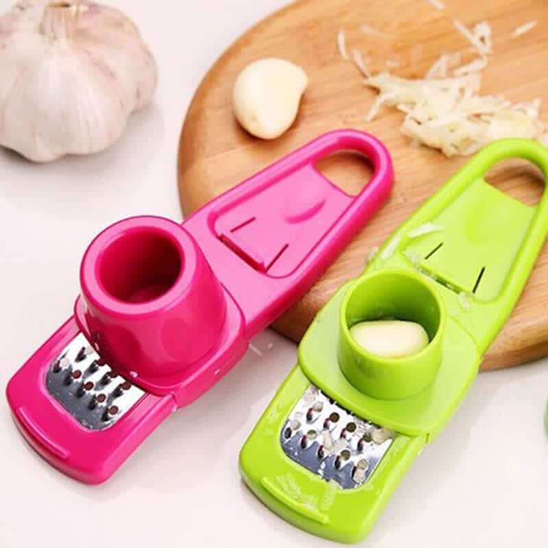 Pemotong Penghalus Bawang Putih / Parutan Bawang Putih Dan Merah Garlic Press Chopper