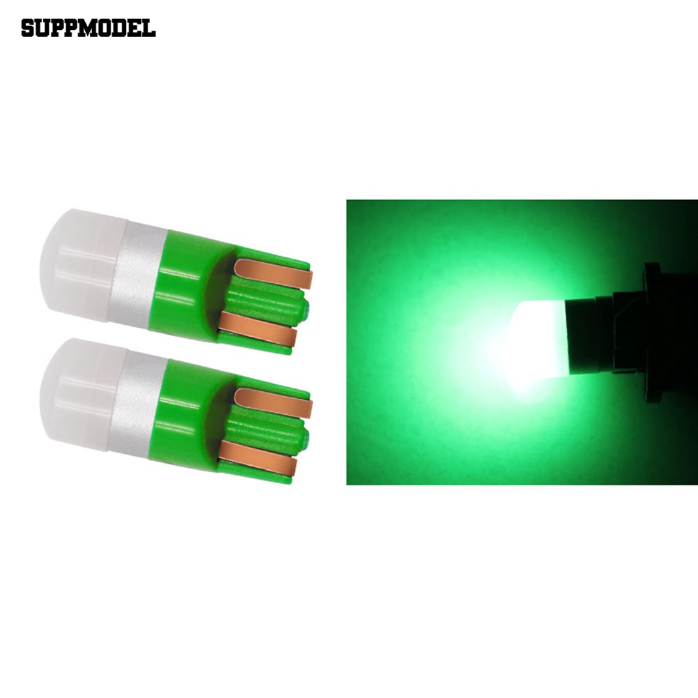 2Pcs Lampu LED 3030 SMD T10 W5W untuk Dome / Plafon Mobil