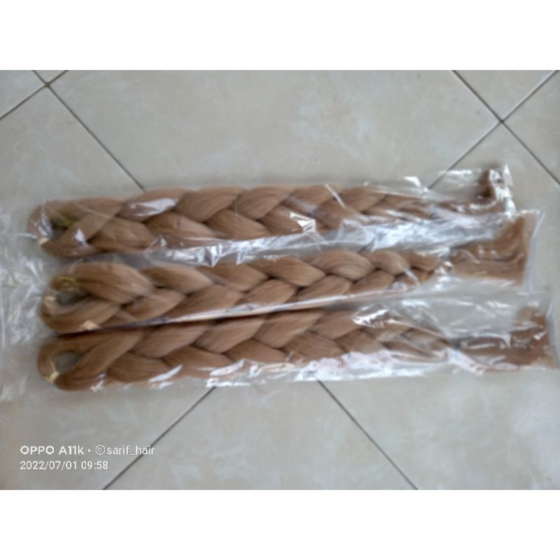 Extension rambut sambung | kepang 1 warna