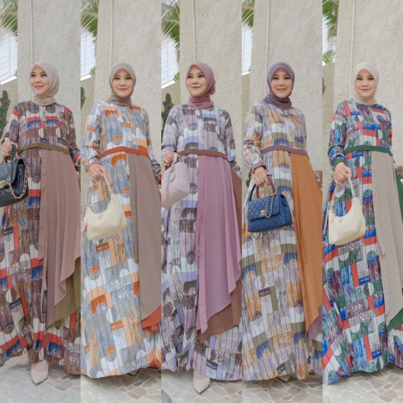 SALE LAST STOCK Gamis DHILOVERA D'LOVERA Kamila Dress ORIGINAL
