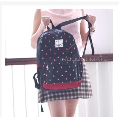 Tas Ransel Import IM JS-002 Kanvas / Tas Ransel Import / Tas Laptop Murah / Tas Sekolah / BACKPACK