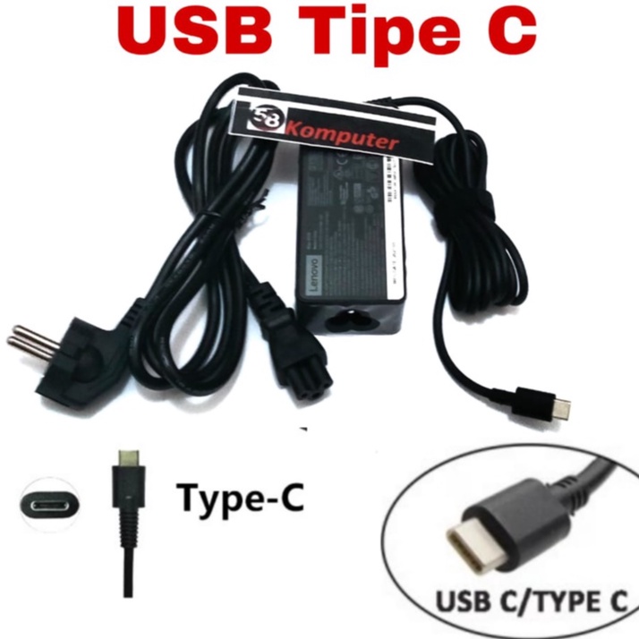 Charger Laptop Lenovo ThinkPad E580 E585 E590 E590S E595 20KS 20KV 20NB20V 3.25A 65WType-C USB-C