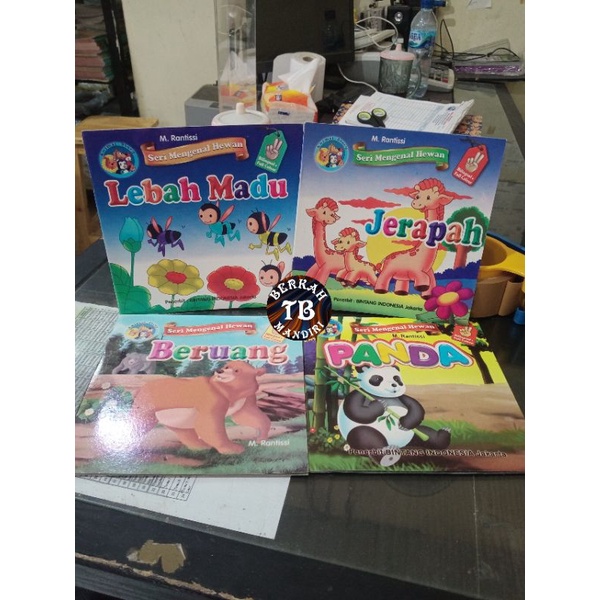 Buku Paket Isi 4 Seri Mengenal Hewan