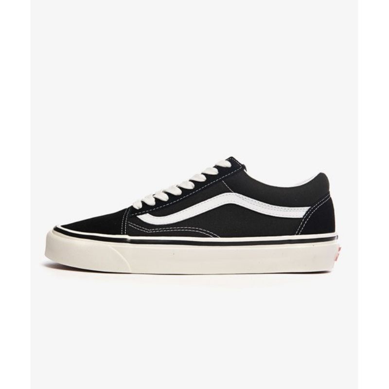 Sepatu Pria Sneakers Vans Oldskool 36 Anaheim Dx Black White 100% Original