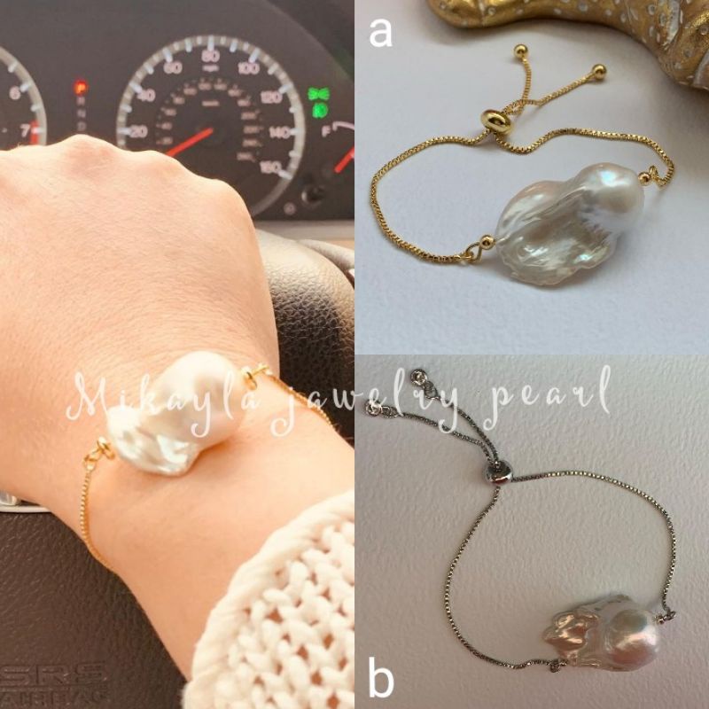Gelang mutiara lombok|Gelang mutiara barouq|Gelang serut mutiara lombok