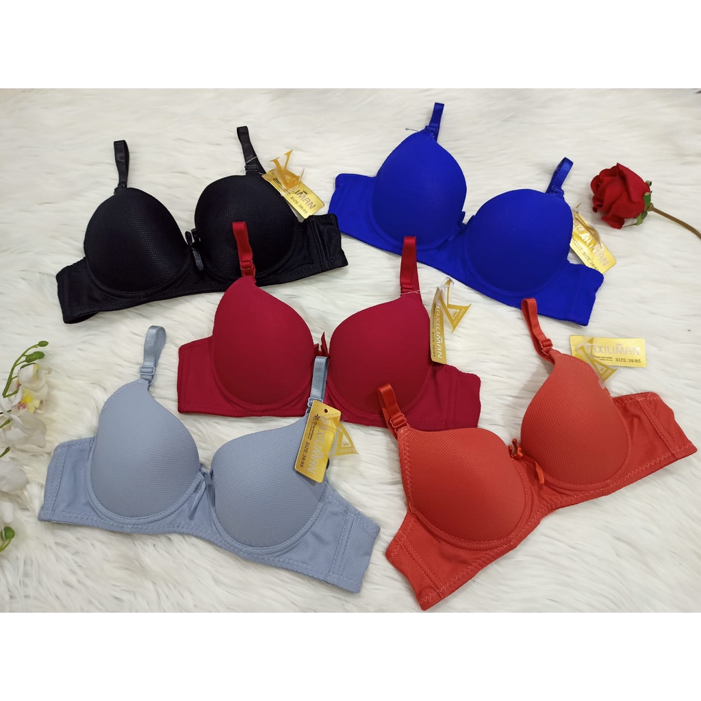 RUMI | Bra BH Fashion Wanita BH Busa Tipis Kawat / KMN 460