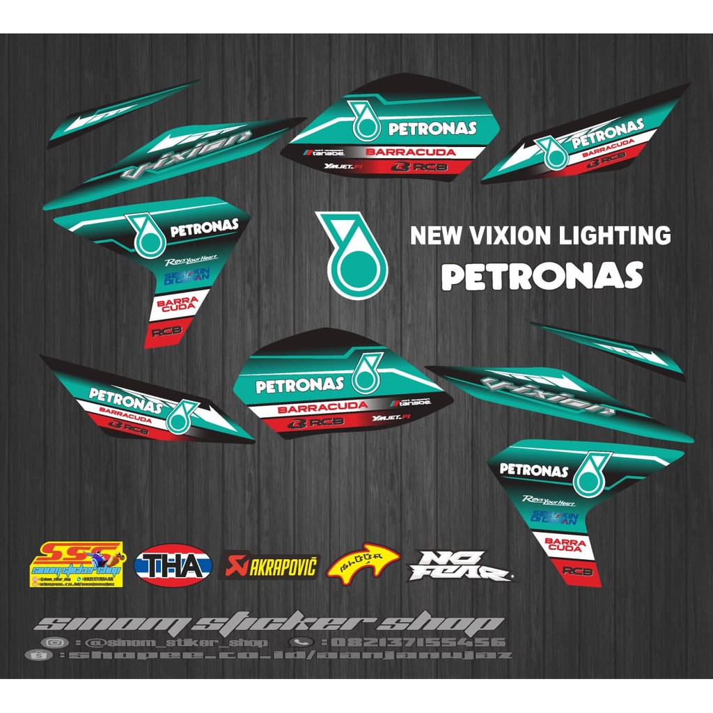 Striping New Vixion Lightning NVL Petronas