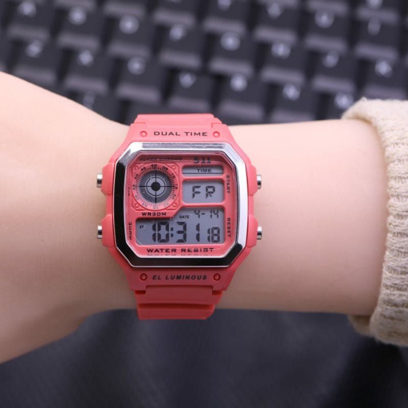 Jam Tangan Sporty 511 Jam Tangan AE Shockproof Tahan Air Super Quality Rubber