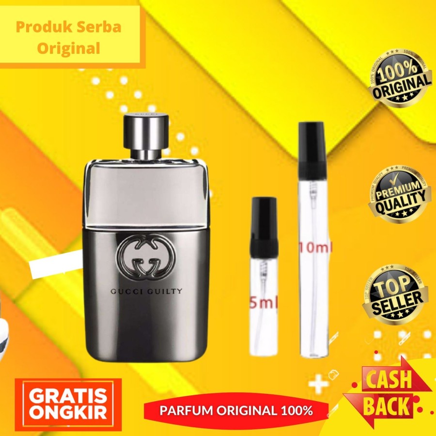 Decant Parfum Parfume Perfume Asli Original Branded Import Pria Laki Laki Cowok Gucci Guilty For Men