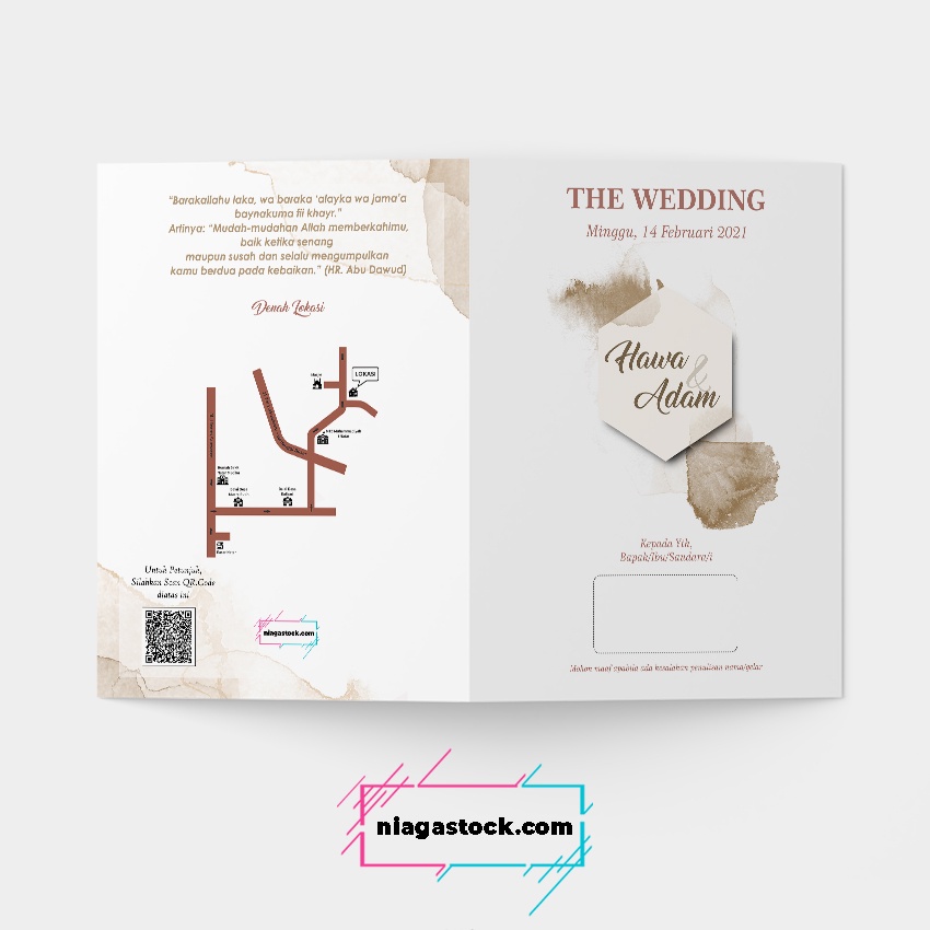 

(Kode 004) Undangan Pernikahan MURAH, ELEGAN, SIMPLE
