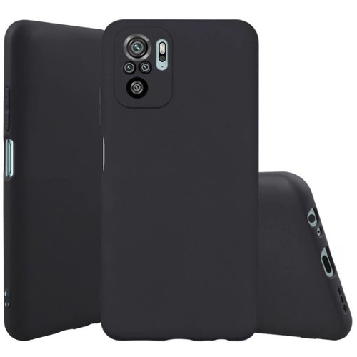 SOFT CASE XIAOMI REDMI 12C 2023 / REDMI 10 5G 2022 REDMI 10C /REDMI 10A/ Note 10 /Note 10S/ Note 10 5G NEW  PREMIUM FULL BLACK SOFTSHELL WITH CAMERA PROTECTION ANTI SLIP