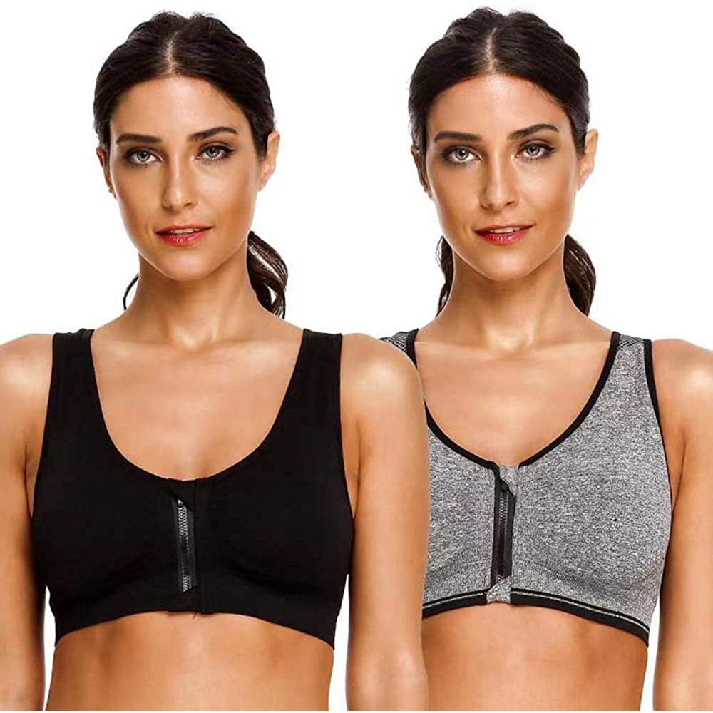 [ORI] BRA SPORT RESLETING / ZIPPER DEPAN COCOK UNTUK GYM SENAM YOGA SEXY MURAH BAGUS DAN ELASTIS