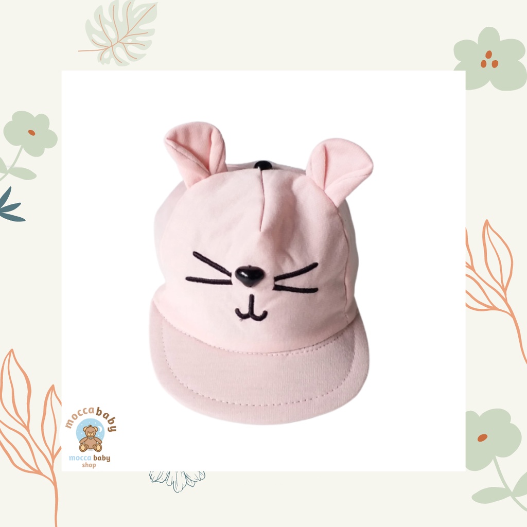 MBSS Topi Anak MOTIF 3D KUCING Topi Fashion Baby Hat AA1