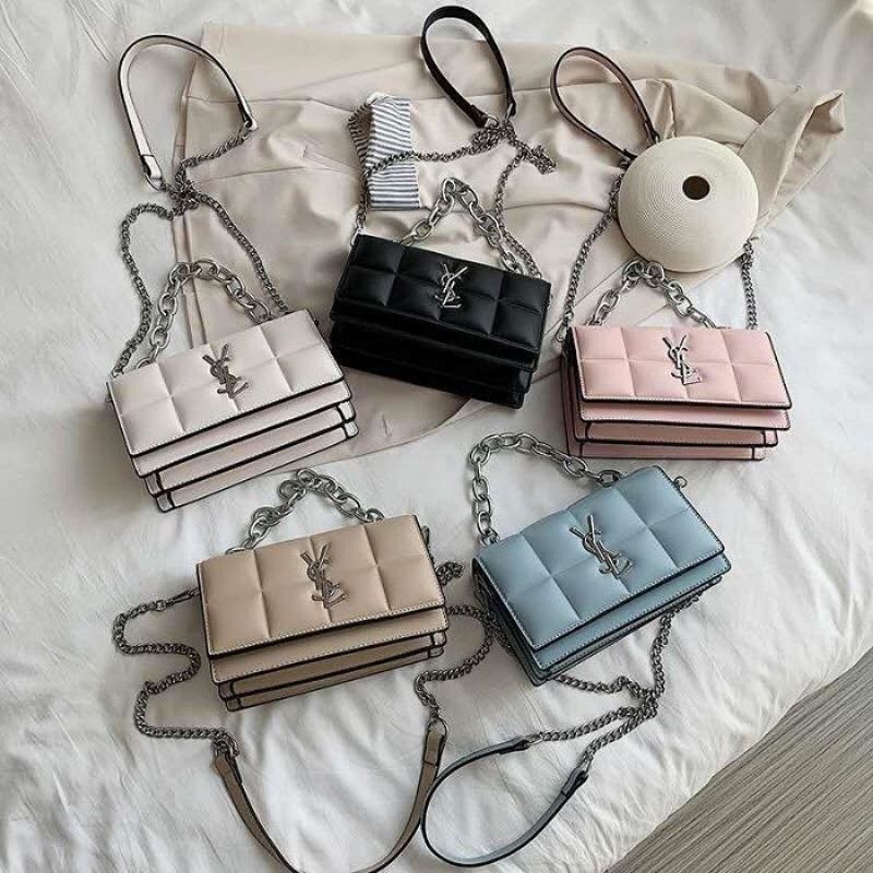 Sling Bag Tas Slempang Handbag Import Premium Branded Murah Original YsL Fashion Unik Kulit GI 8136