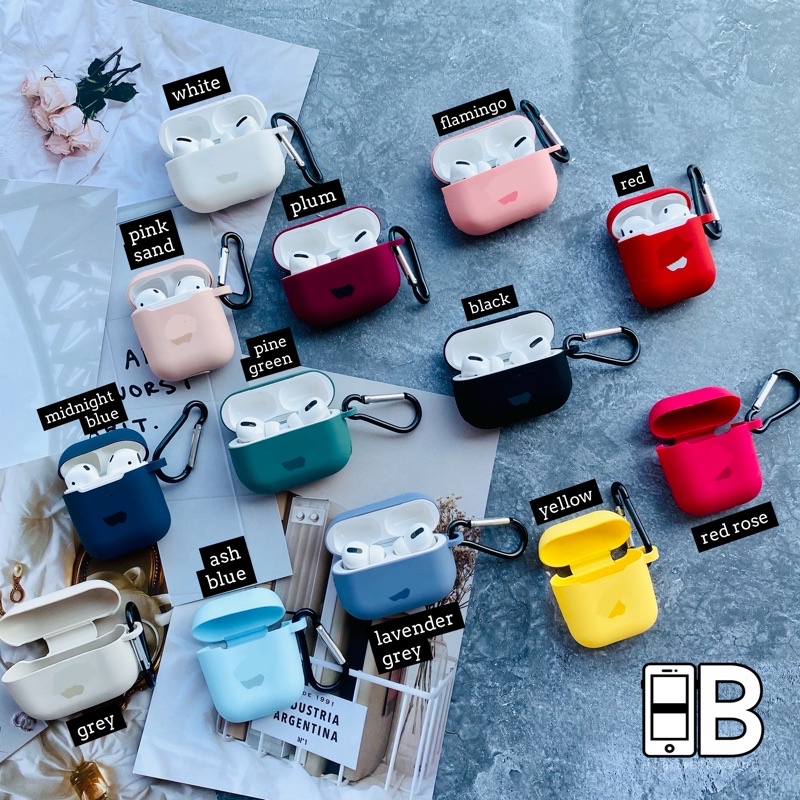 CASE untuk Airpods model Ear pods Airpds Air pods Colorful Silicone Case Gen 1 2 3 PRO