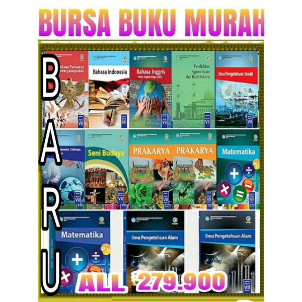 

Paket Lengkap Buku Kelas 1 / VII 7 Smp K13 Edisi Revisi 2017 Kemendikbud