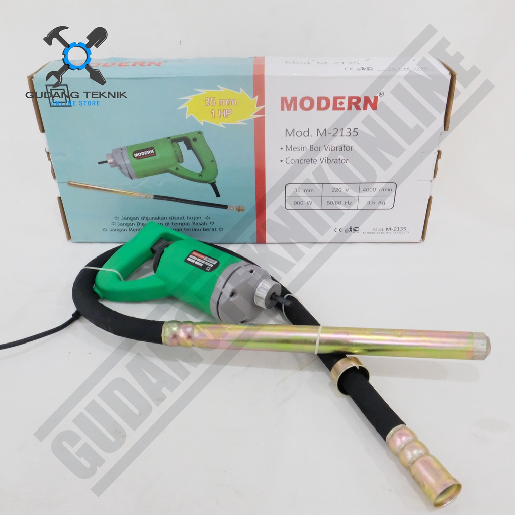 Modern M 2135 / Mesin Bor Vibrator M2135 - Mesin Pemadat Cor Beton 900watt