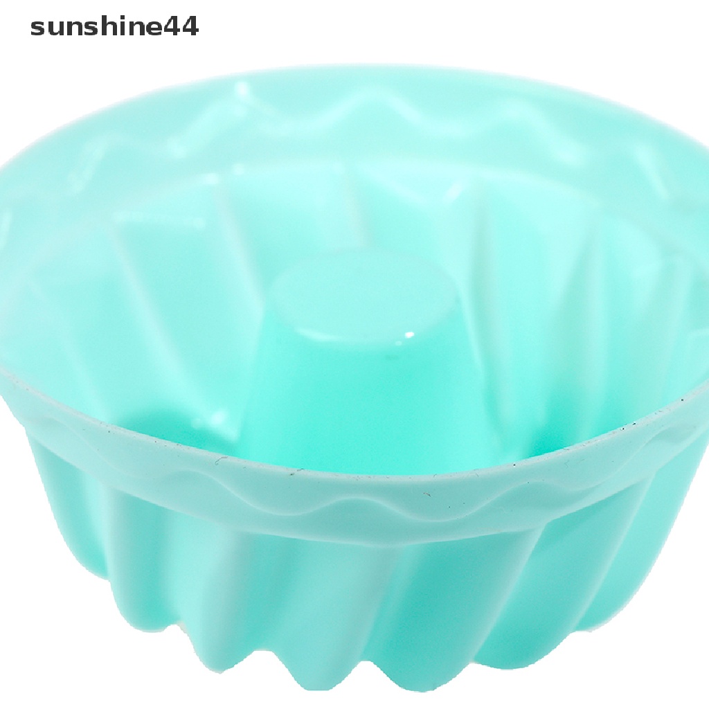 Sunshine 6pcs Cetakan Fondant / Cokelat Bentuk Labu 3D Bahan Silikon