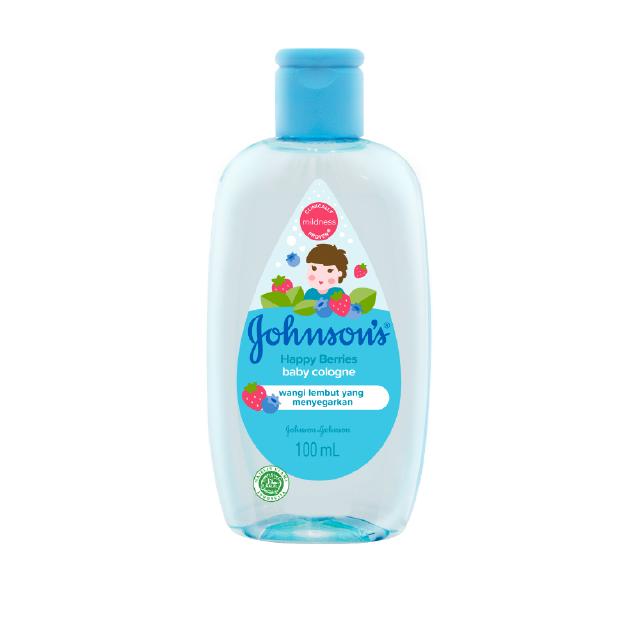 JOHNSON'S Happy Berries Baby Cologne Minyak Wangi Bayi 100ml Shopee