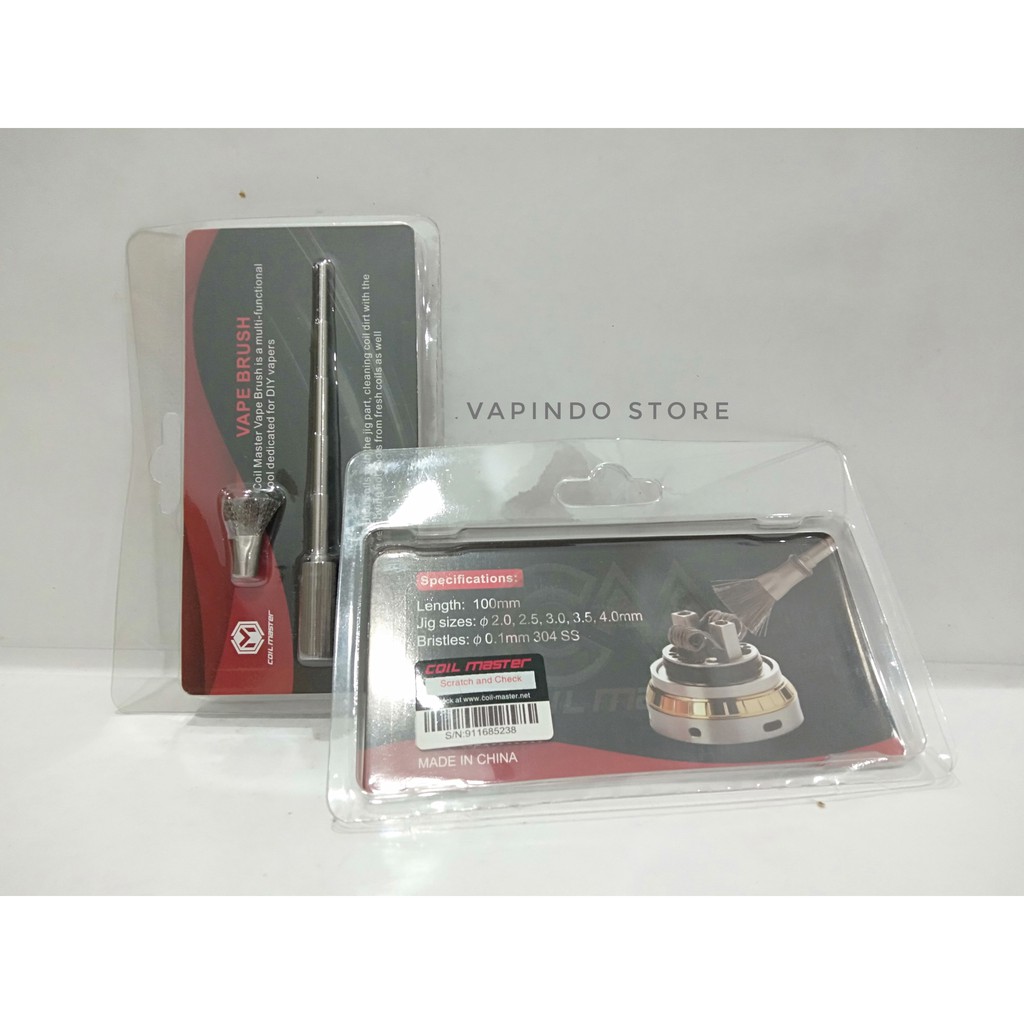 COILMASTER VAPE BRUSH AUTHENTIC COIL MASTER PEMBERSIH COIL SIKAT KAWAT