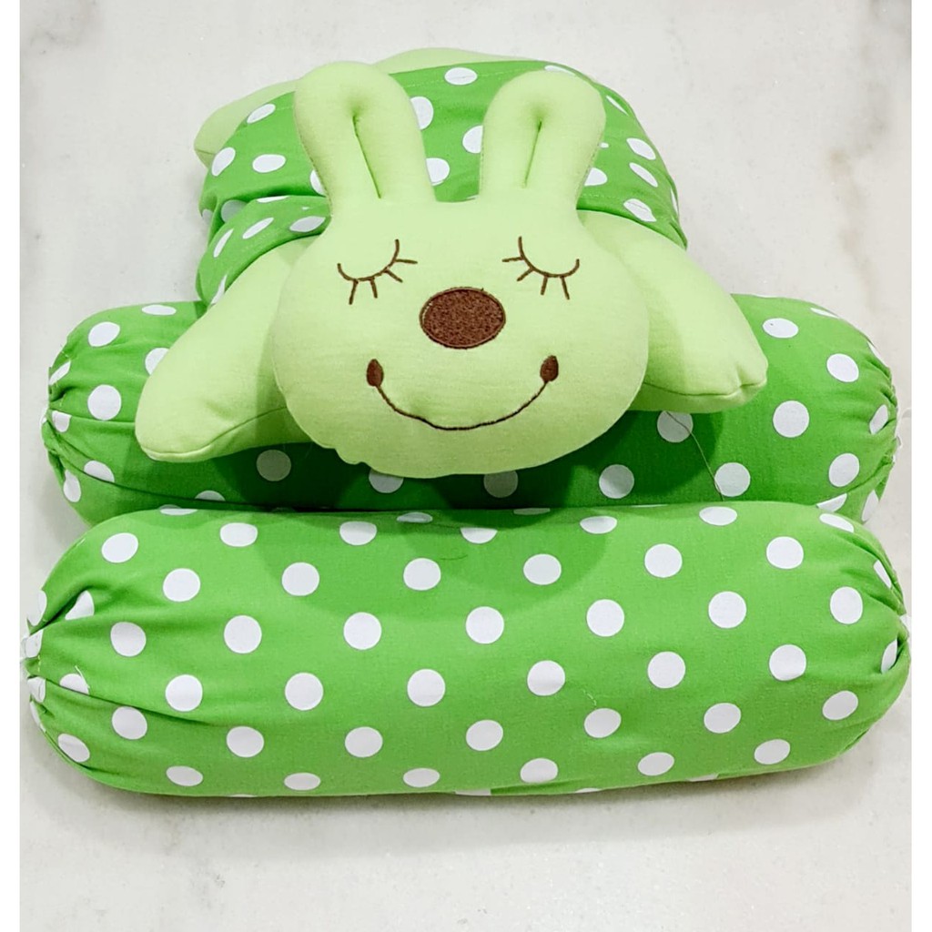 Bantal Guling Bayi 3in1 Bantal Bayi Guling Bayi Bantal Tidur Bayi Perlengkapan Tidur Bayi BGS-05