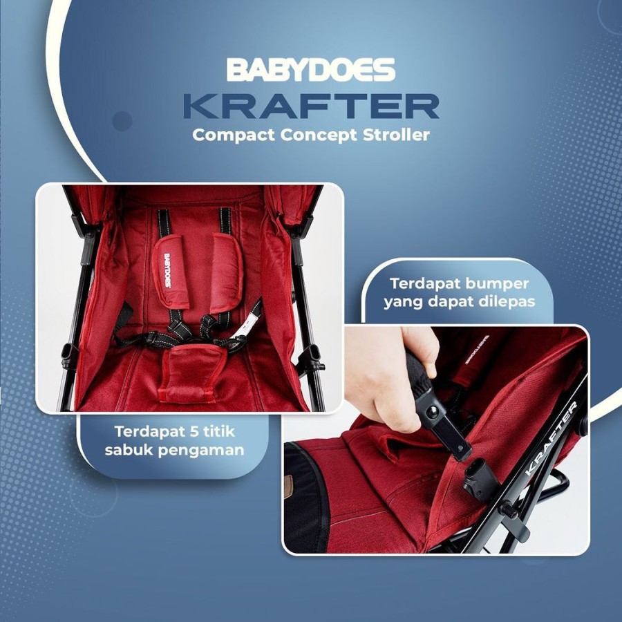 stroller babydoes krafter Ch KL 2214 Sn kereta dorong bayi