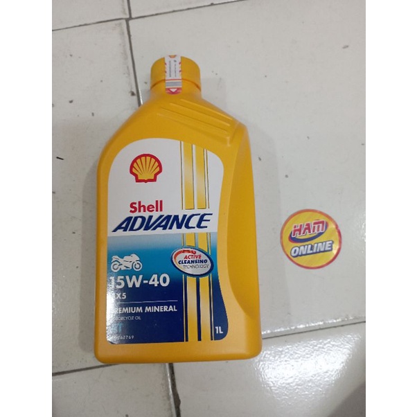 oli shell advance 1 liter 15 w 40
