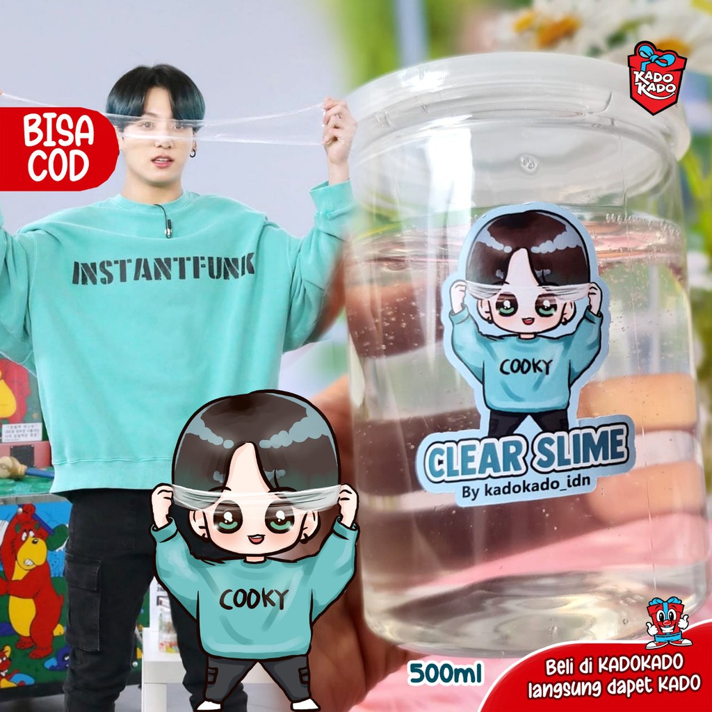 slime clear / slime bening 500ml by kadokado.idn