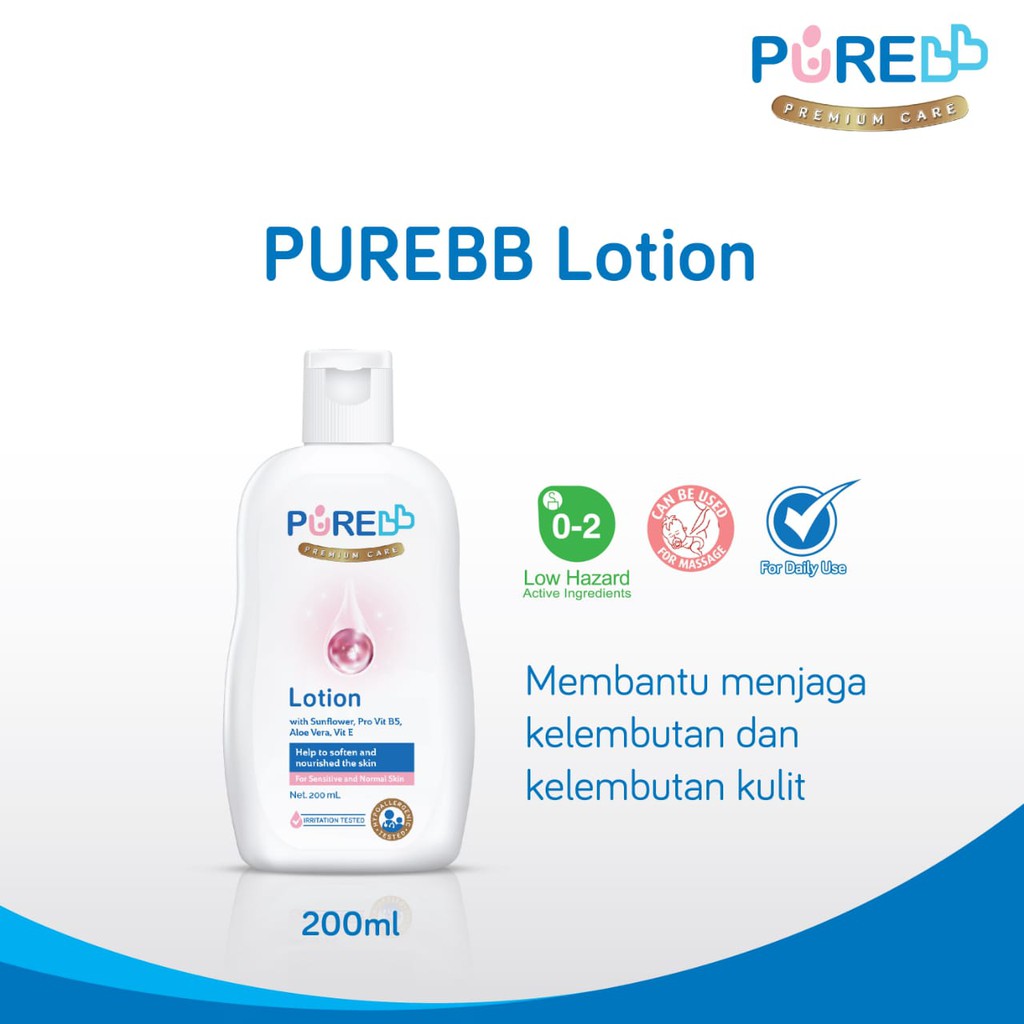 Jual Pure Baby Lotion 200ml Lotion Bayi | Shopee Indonesia