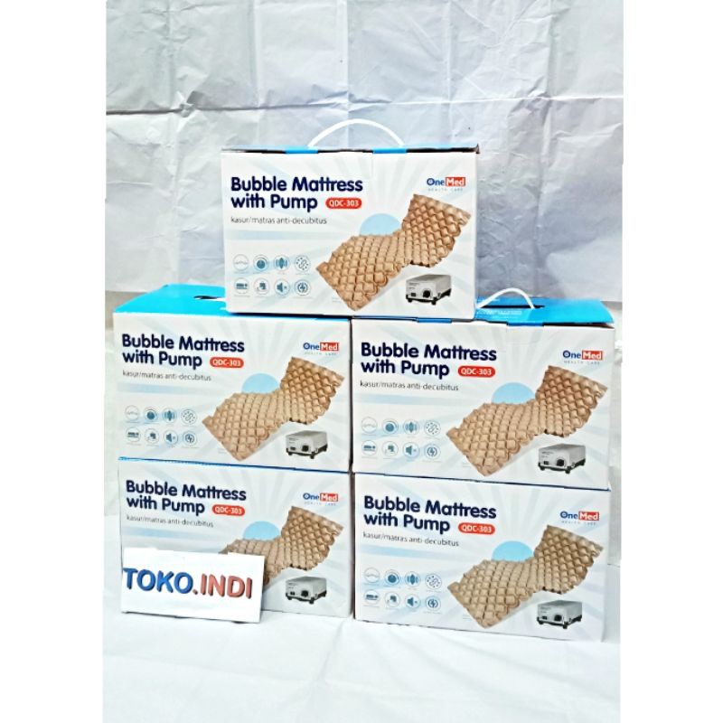 Kasur Angin Anti Decubitus OneMed QDC-303 / Bubble Mattress With Pump/Matras Decubitus