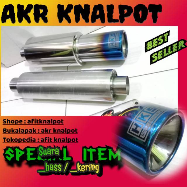 Knalpot hks knalpot mobil racing hks akr racing