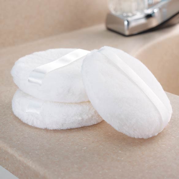 Powder Puff Putih spon bedak bulat padat tabur make up Powder Puff Putih spon bedak bulat padat tabur make up