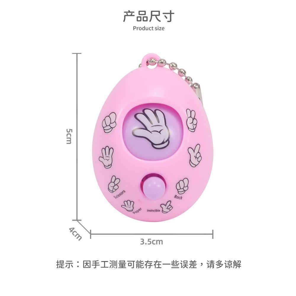 Solighter Gunting Kertas Batu Tamu Hadiah Pesta Nikmat Keyring Pendant Gantungan Kunci Ulang Tahun