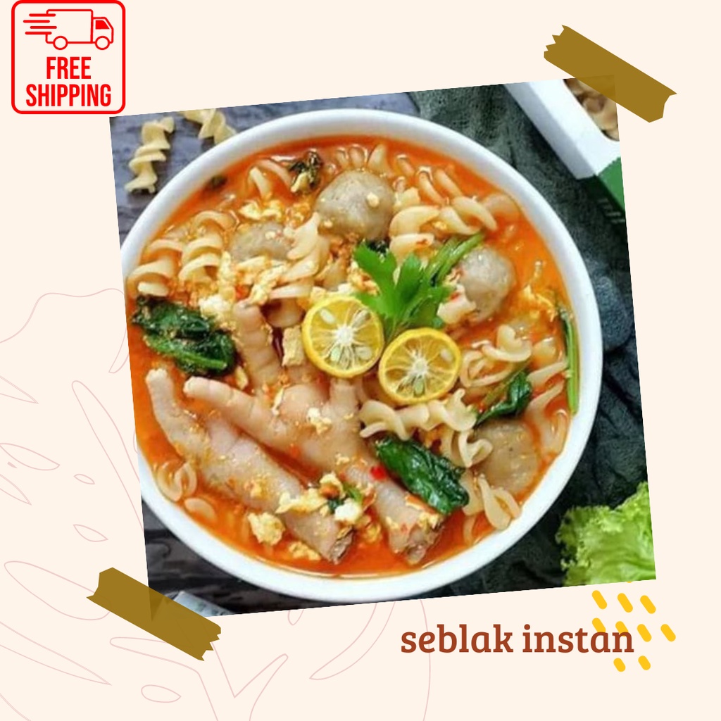 

seblak instan komplit | seblak pedas instan | seblak jeletot