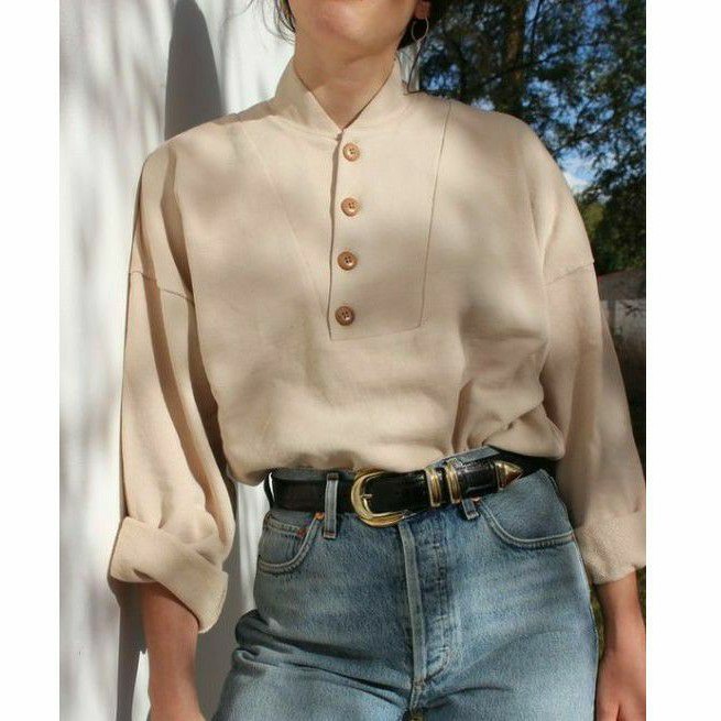 Abella Linen Blouse