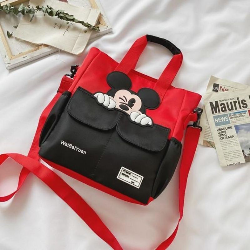 Tas Mickey Prasut Shopper Bag, Tas Belanja