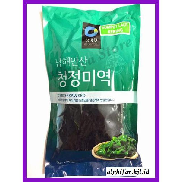 

Makanan-Kering- Rumput Laut Kering / Daesang Miyeok -Aneka.
