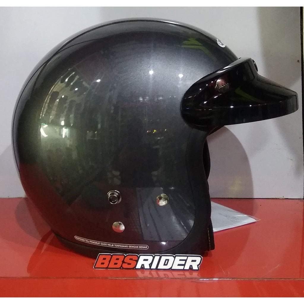 Helm Cargloss ORIGINAL CF Retro Army Grey glossy