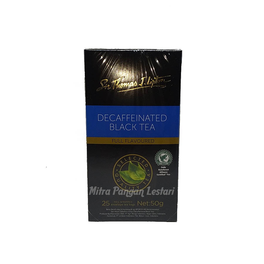 

Decaffeinated Black Tea Sir Thomas J Lipton / Teh Hitam Dekafein Celup