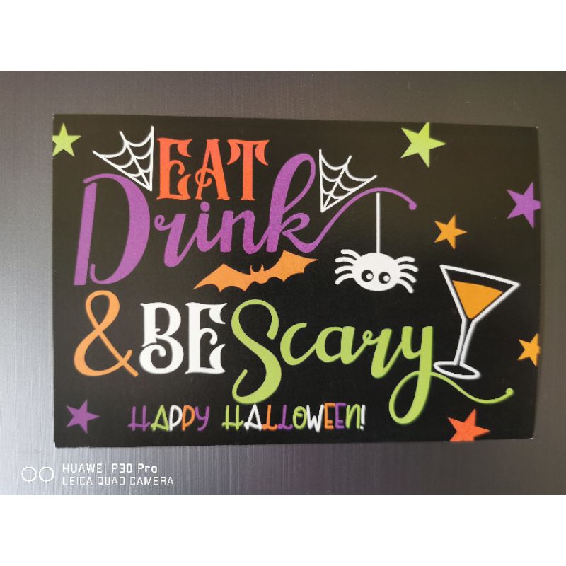 

kartu pos halloween/halloween postcard