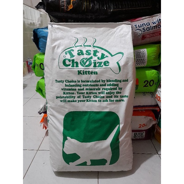 (Ekspedisi) Makanan Kucing Tasty Choize Kitten 20kg