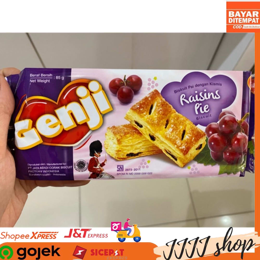 

Monde Raisins Pie Biscuits Genji Biskuit Cemilan Snack Kismis 85gr