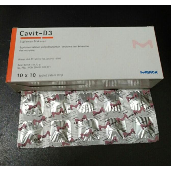 Jual Cavit D3 isi 10 tablet cavit D 3 calcium dan vitamin D3 Indonesia