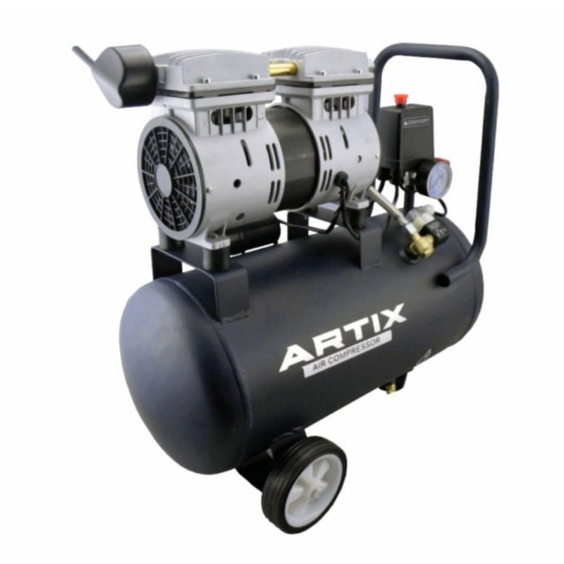 Kompresor angin artix silent 1 hp - kompresor silent 25 liter