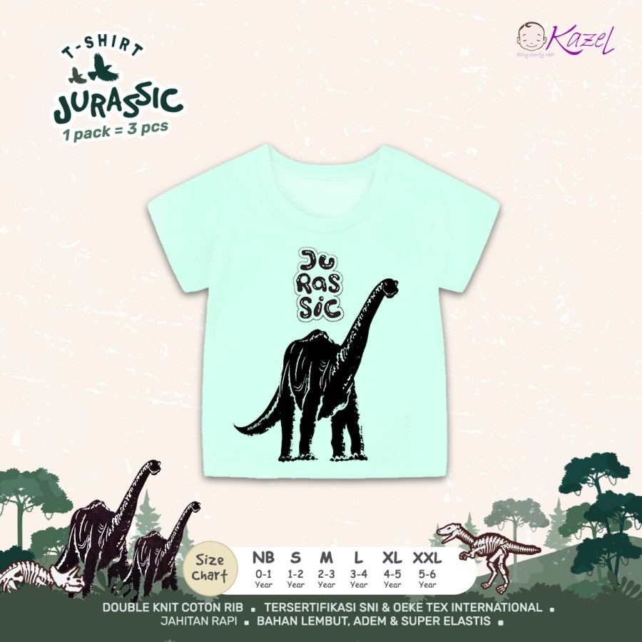 Kazel Tshirt Boy Jurassic