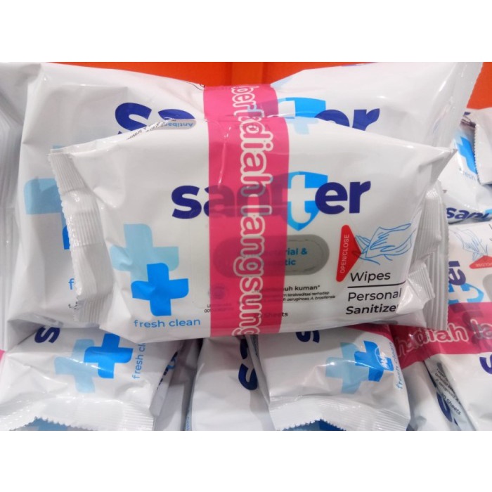 

TBMO BANDED SANITER TISSUE BASAH 50S + FREE 20S
