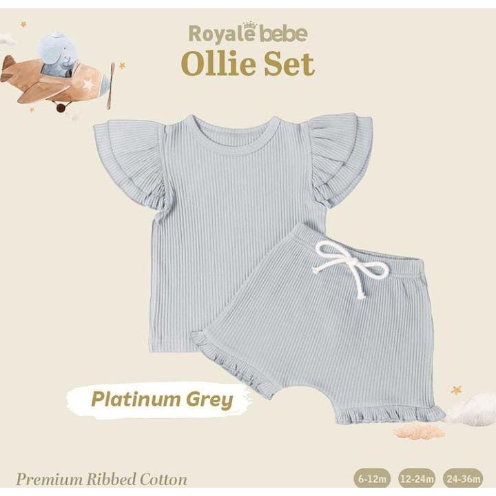 ROYALE BEBE OLLIE SET / BAJU SET ANAK / baju anak / royal bebe / baju fashion