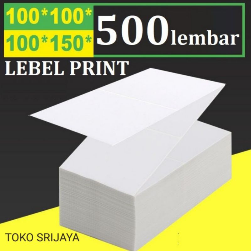 

LABEL STIKER THERMAL/LABEL OLSHOP/PRINT LABEL STIKER ISI 500LEMBAR